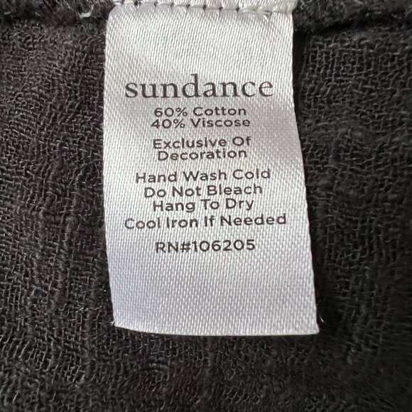 Sundance 'artist' top, NEVER WORN, BLACK, size S - Picture 13 of 14